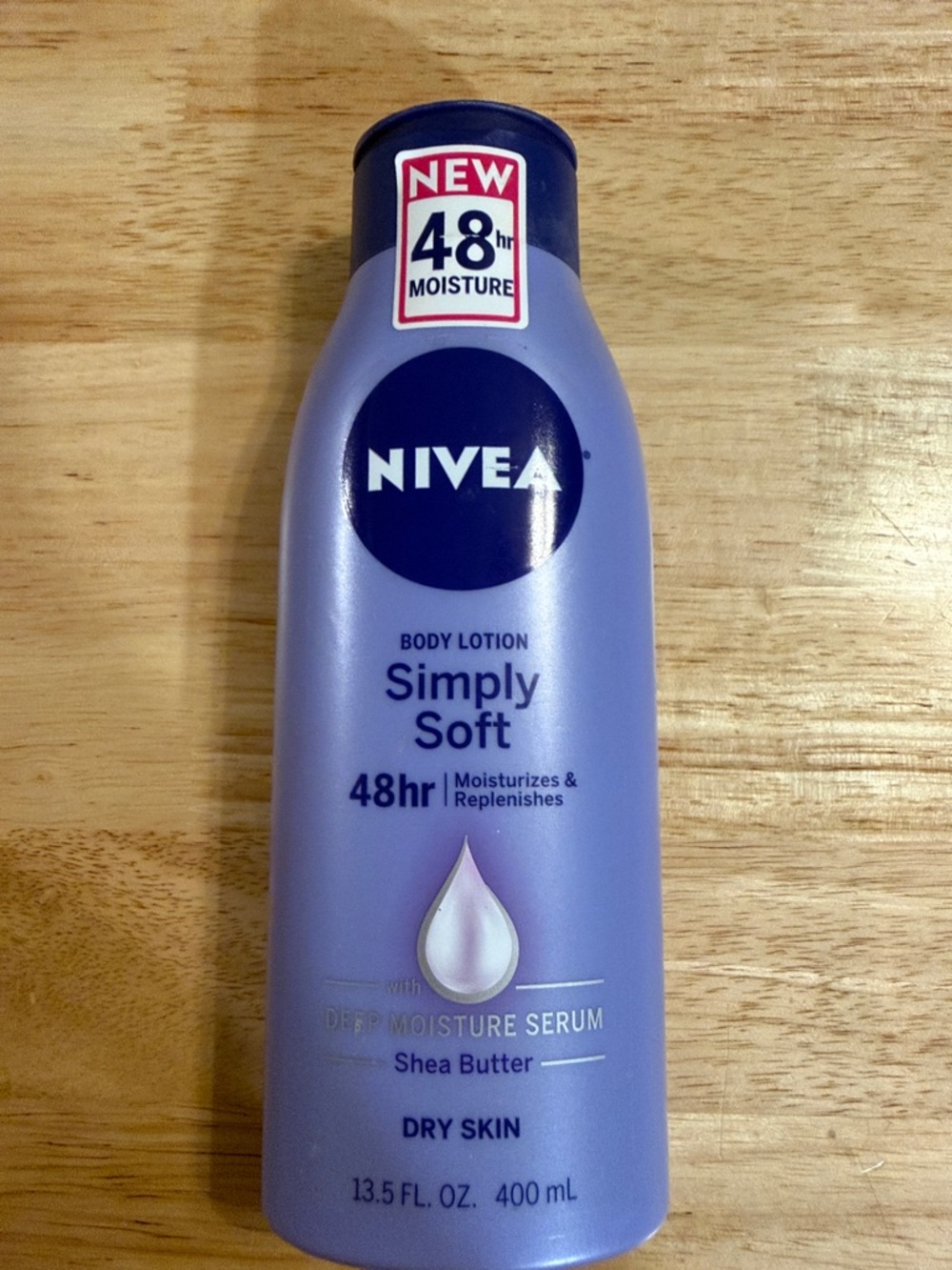 NIVEA Simply Soft Body Lotion - Lavender Bottle